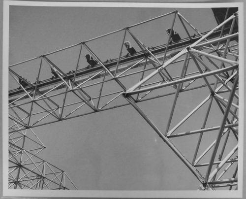 Detail view of the Gyrotron at La Ronde, Expo 67, Montréal, Québec