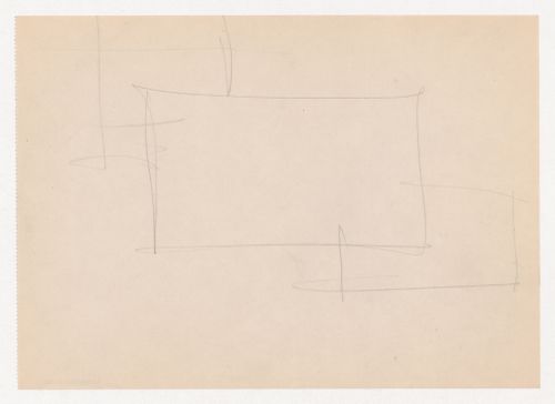 Interior perspective sketch for Museum for a Small City