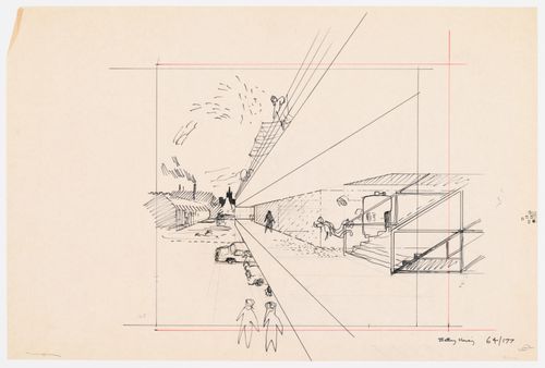 Potteries Thinkbelt: perspective view of batter housing