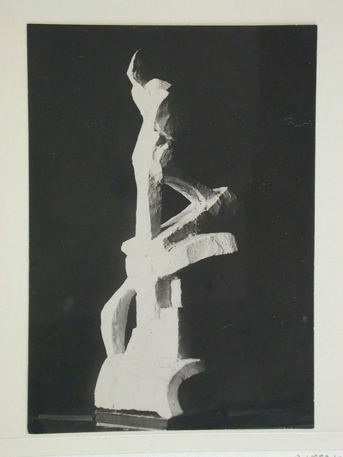Photograph of model for monument to Liberated Labour, Moscow, Russia