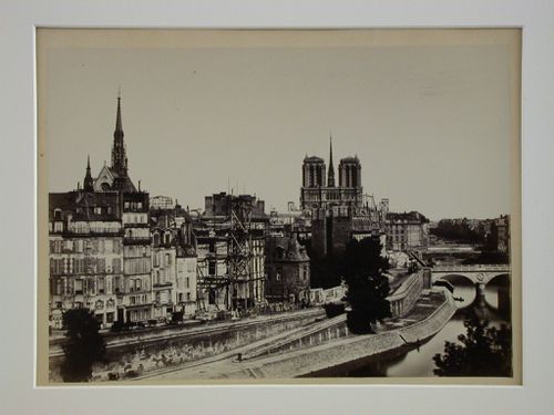General view of city, Paris, France