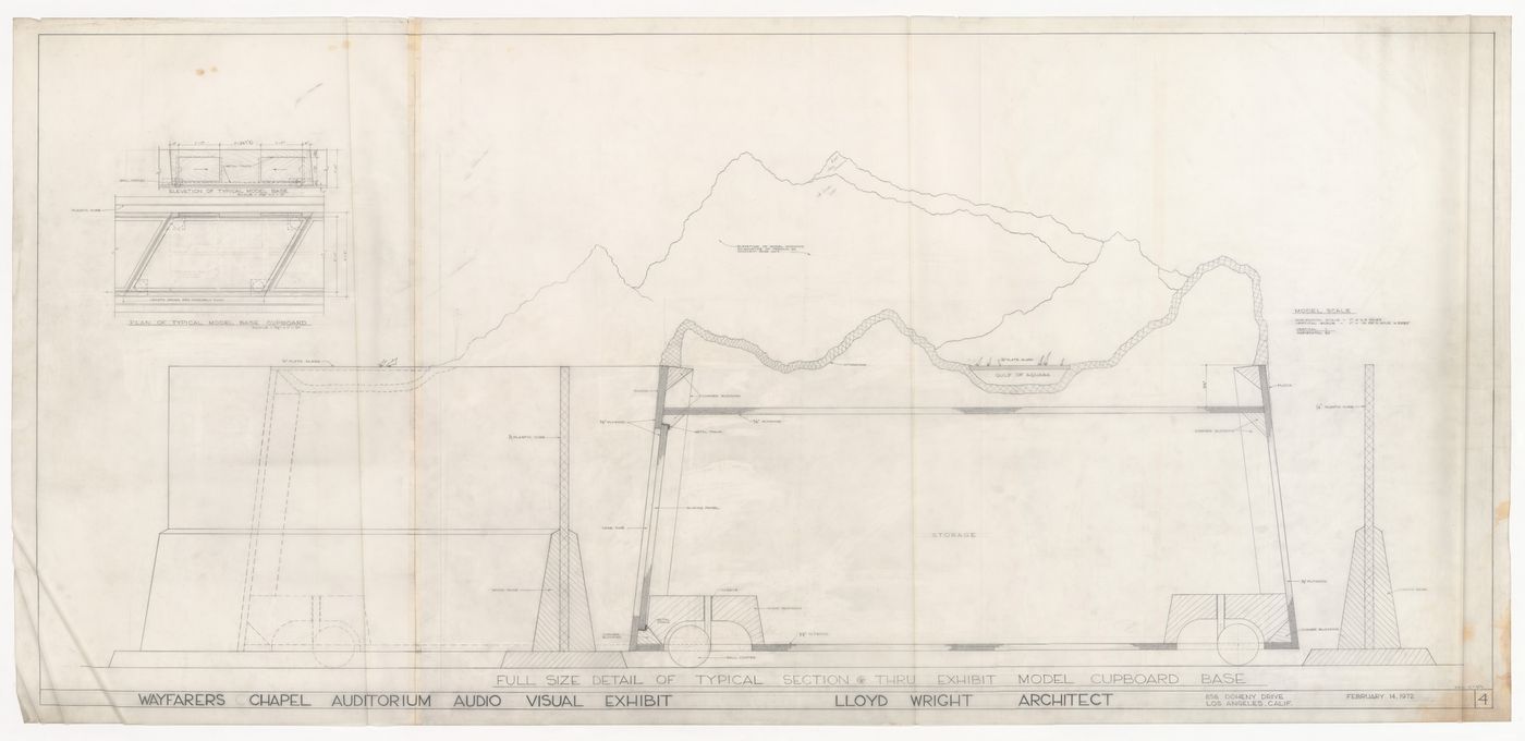 Swedenborg Memorial Chapel, El Cerrito, California: Site plan