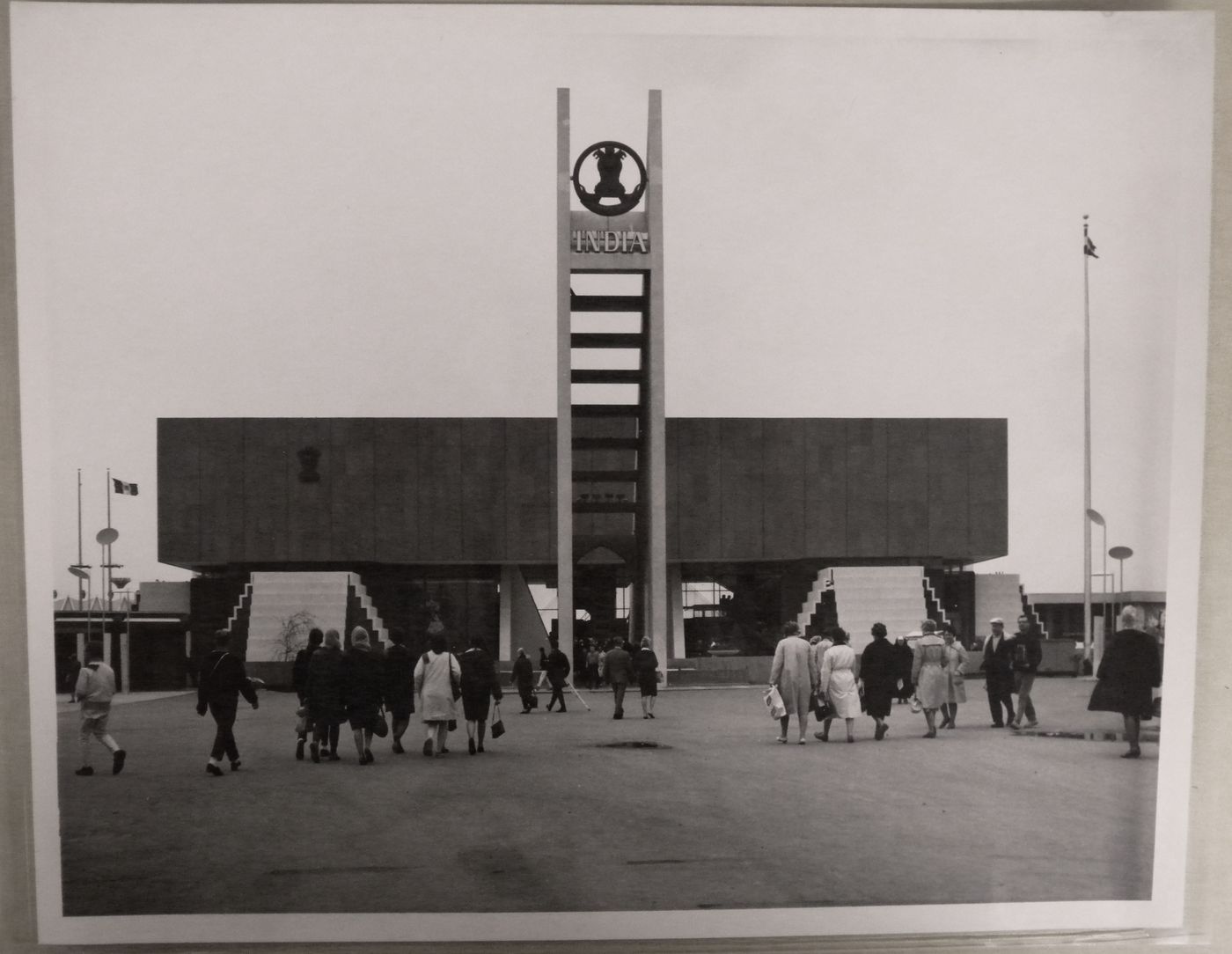 View of the Pavilion of India, Expo 67, Montréal, Québec