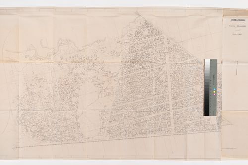 Plan of the restructuring of the spontaneaous neighbourhood in Wagadogo neighbourhood, Ouagadougou, Burkina Faso