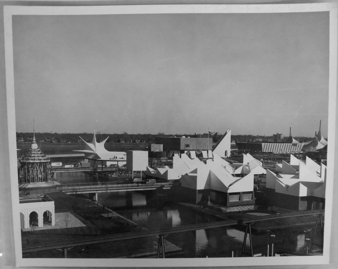 Partial view of the Île Notre-Dame site, Expo 67, Montréal, Québec