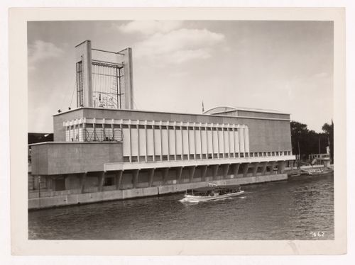 View of the Pavillon de la Radio, 1937 Exposition internationale, Paris, France