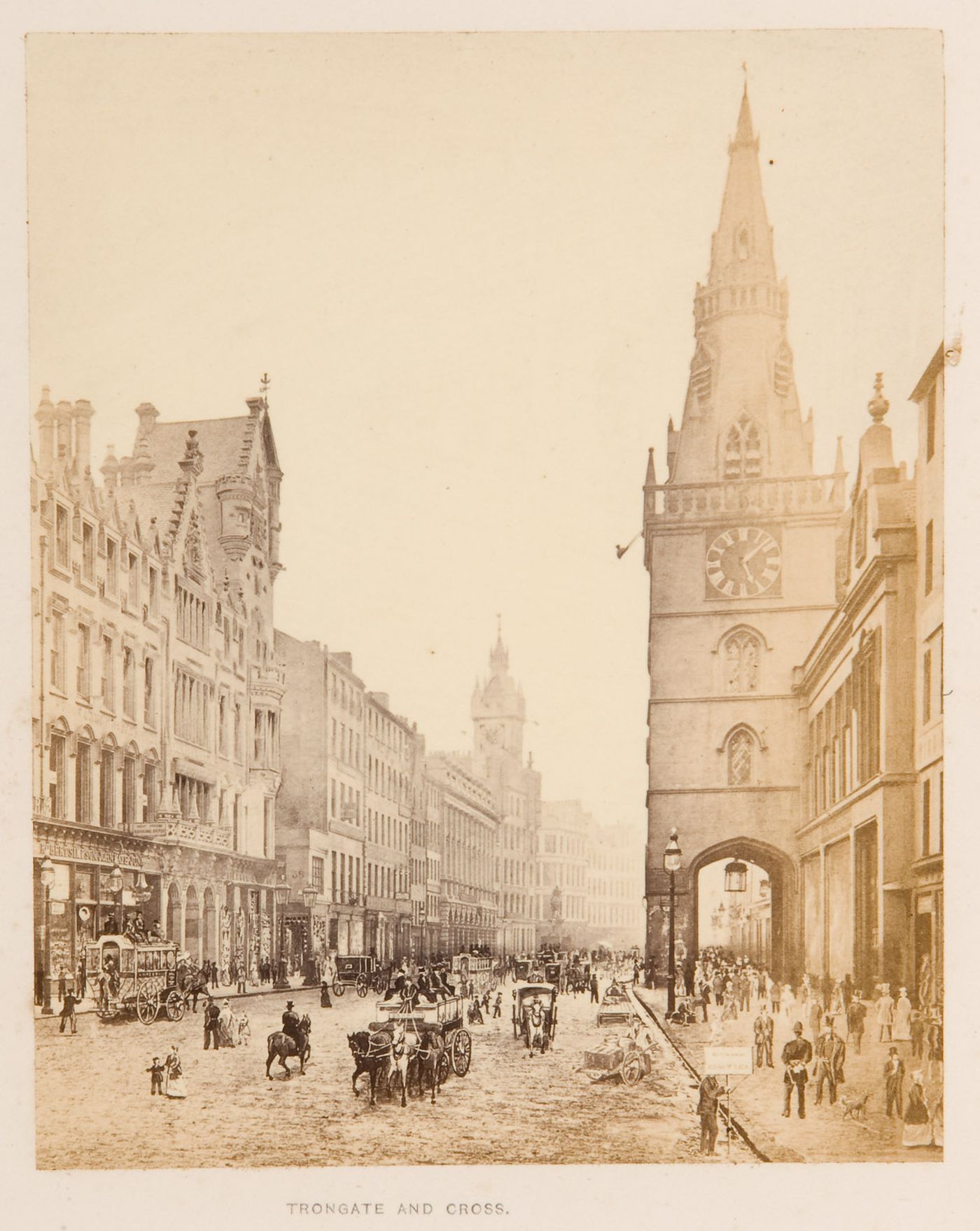 Plate from book ''Photographs of Glasgow''