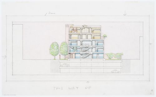 Eleven Townhouses Competition, New York, New York: section