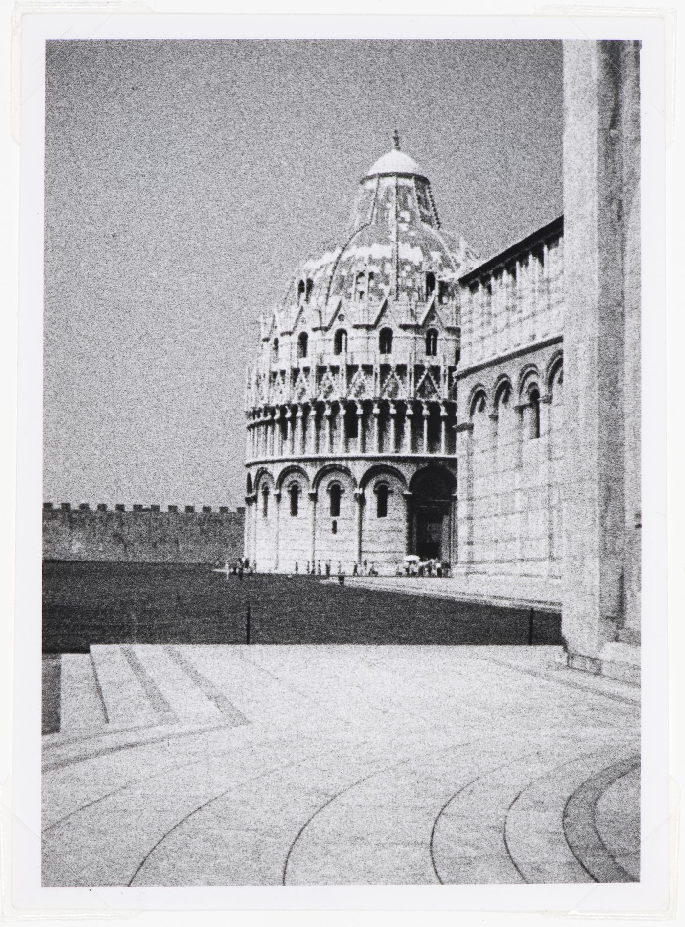 Partial view of the Battistero, Pisa, Italy