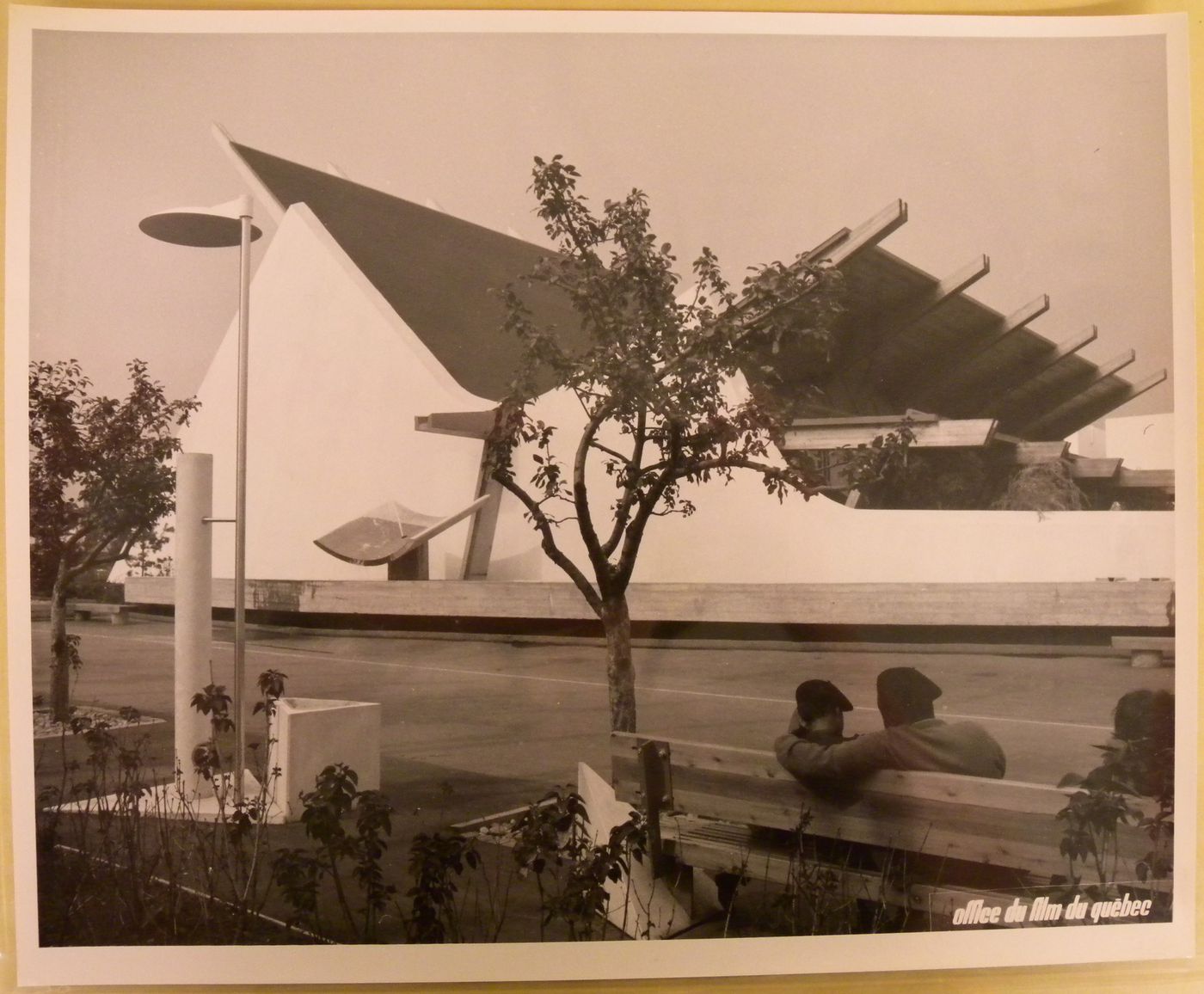 Side view of the Christian Pavilion, Expo 67, Montréal, Québec