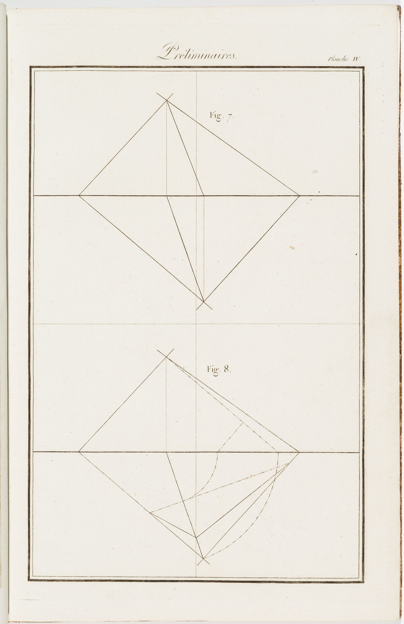 "Préliminaires": two geometry exercises