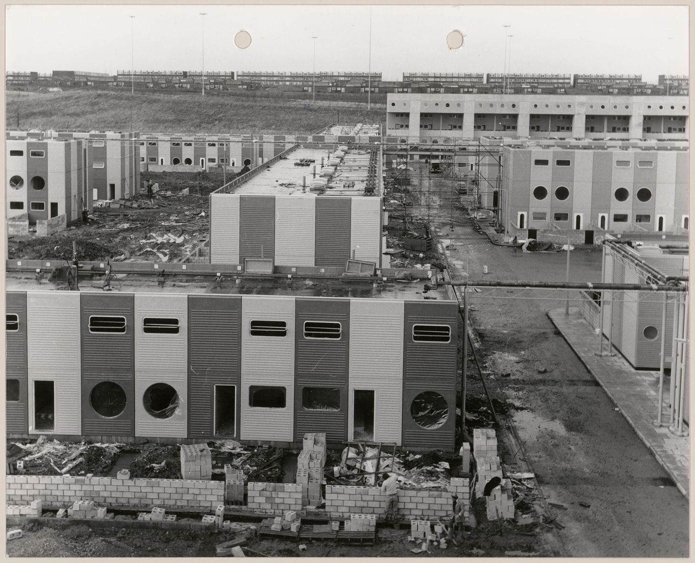 View of Southgate Housing Phase II building site, Runcorn, England