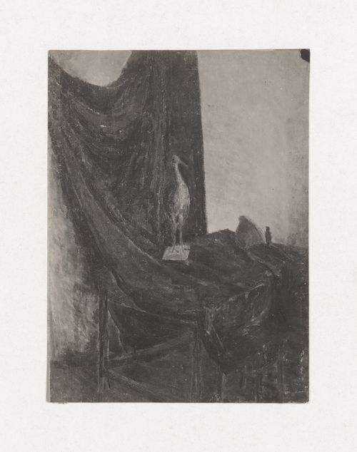 Photograph of a drawing, possibly by one of Klutsis' students