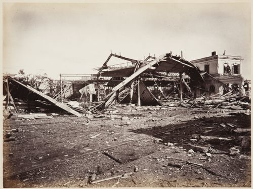 Plate from album ''Les Ruines de Paris et de Ses Environs, 1870-1871''