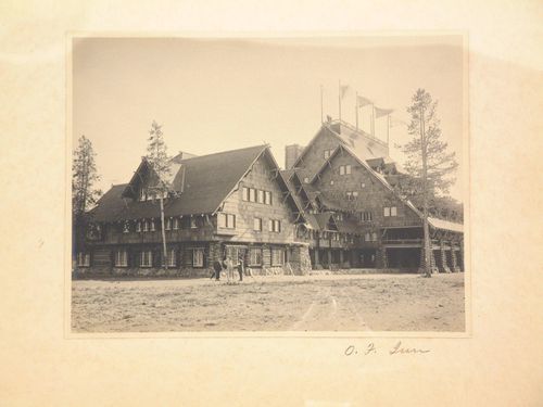 Old Faithful Inn, exterior, Yellowstone, Wyoming