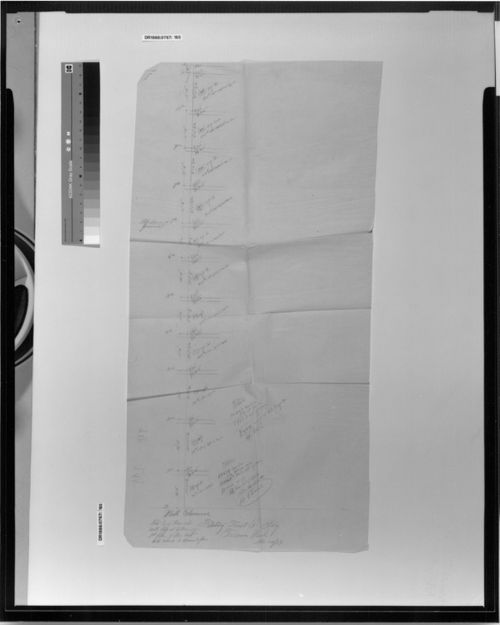 Fidelity Trust Building, Tacoma: Partial section for wall columns with load calculations