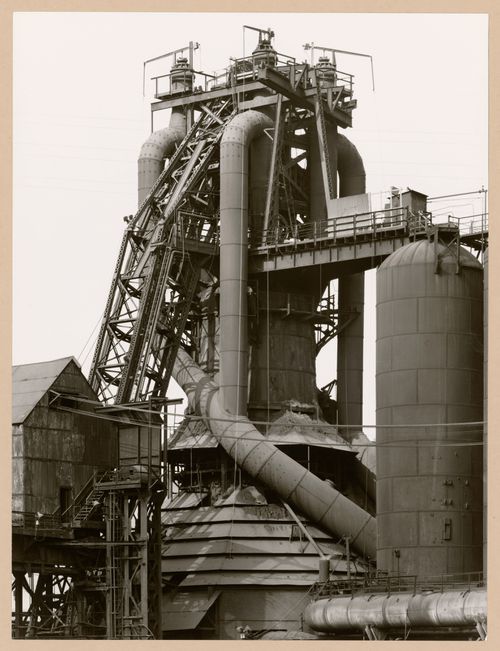 View of a blast furnace head of the U.S. Steel Duquesne Plant, Pittsburgh, Pennsylvania