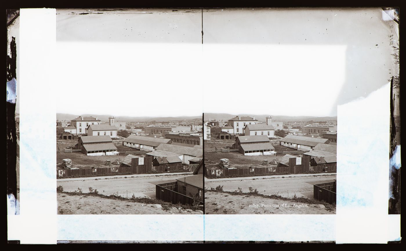 Stereograph of Los Angeles, California, United States of America