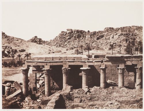 Ile de Fileh (Philae); Colonnade Occidentale - Ruines vues du Point, PL. 94.