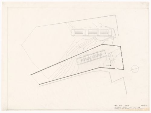 Site and floor plans for Case Zazzu, Stintino, Italy