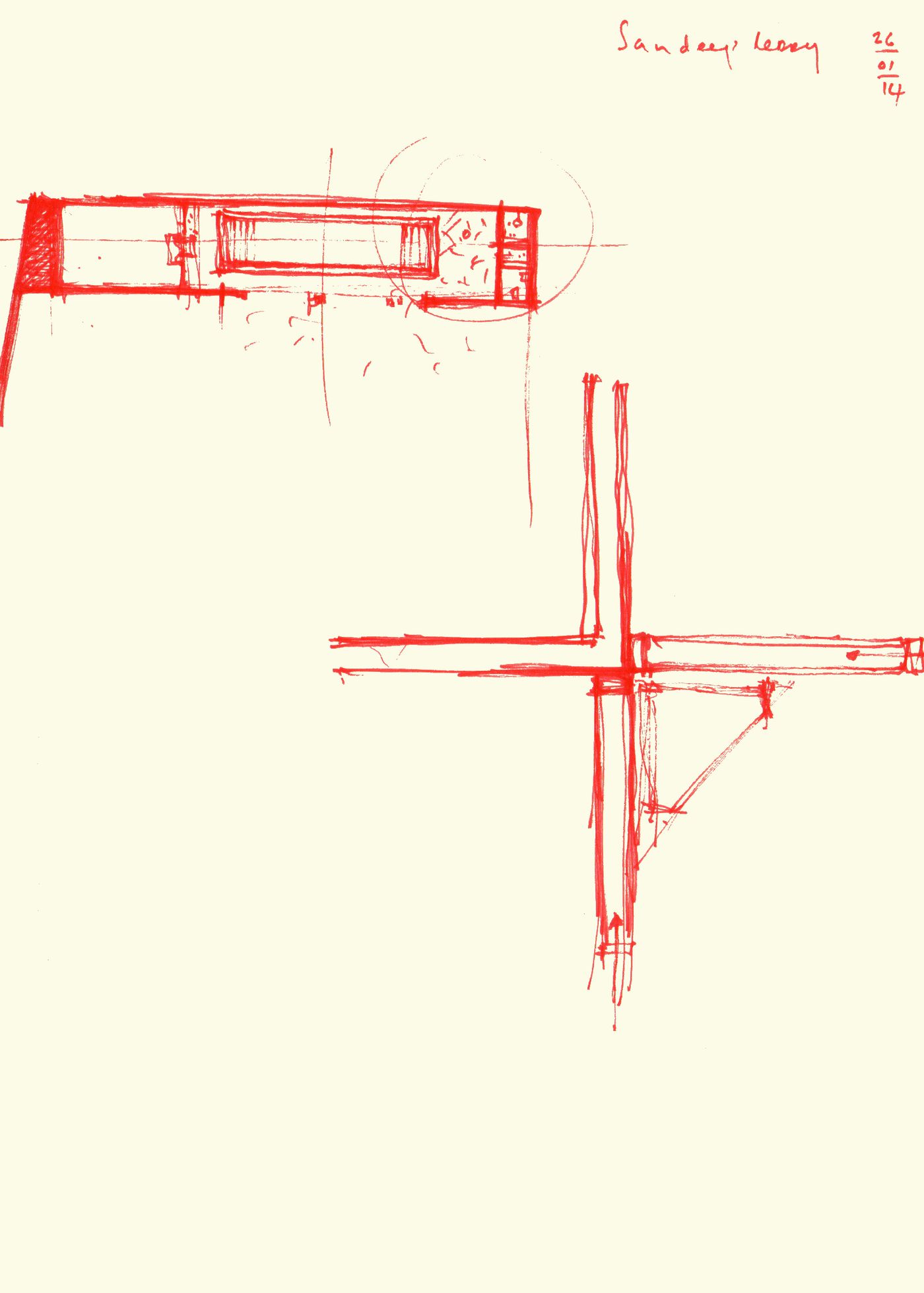 House in Chennai : sketch