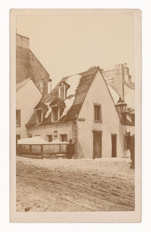 Carte de visite of views in Québec: Desjardins House