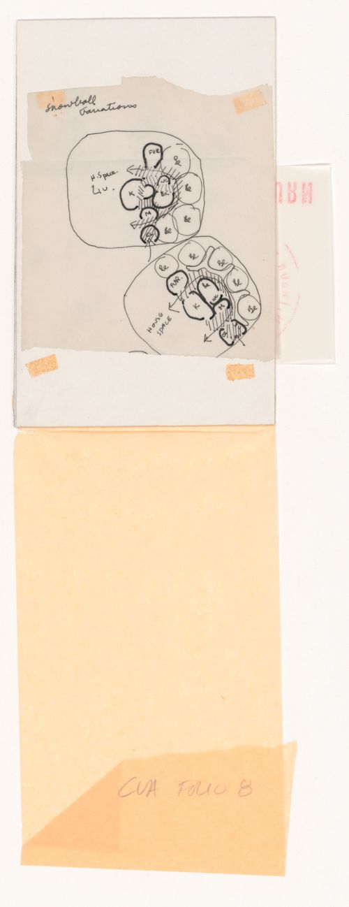 Sketch plans for two Snowball Appliance Houses