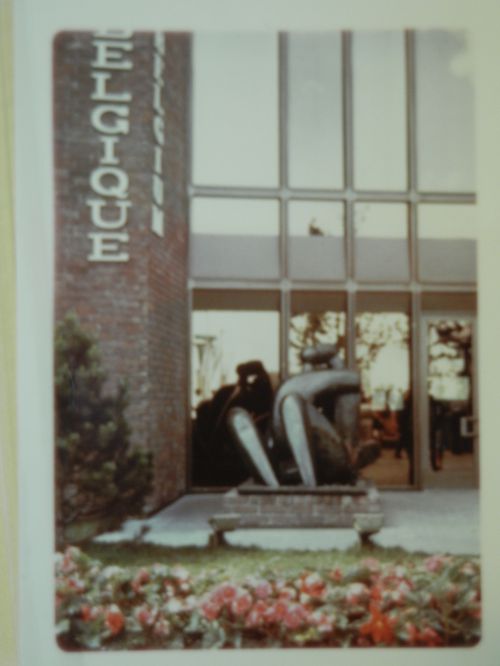 Partial view of the Belgian Pavilion, Expo 67, Montréal, Québec