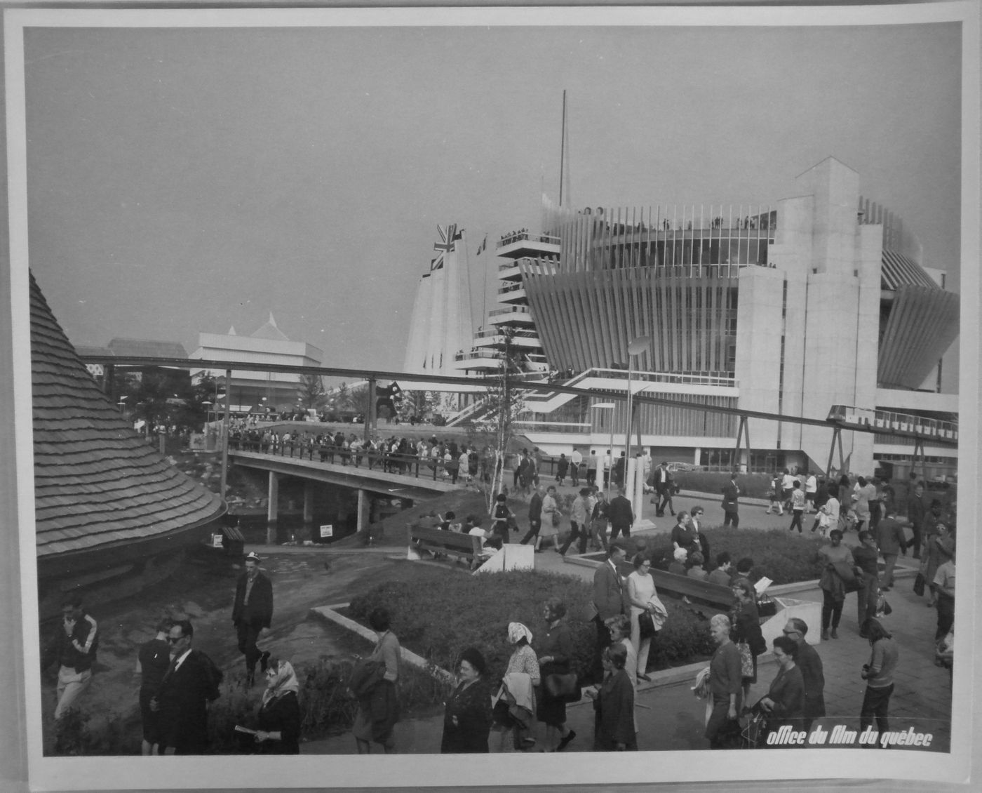 View of the Pavilion of France, Expo 67, Montréal, Québec