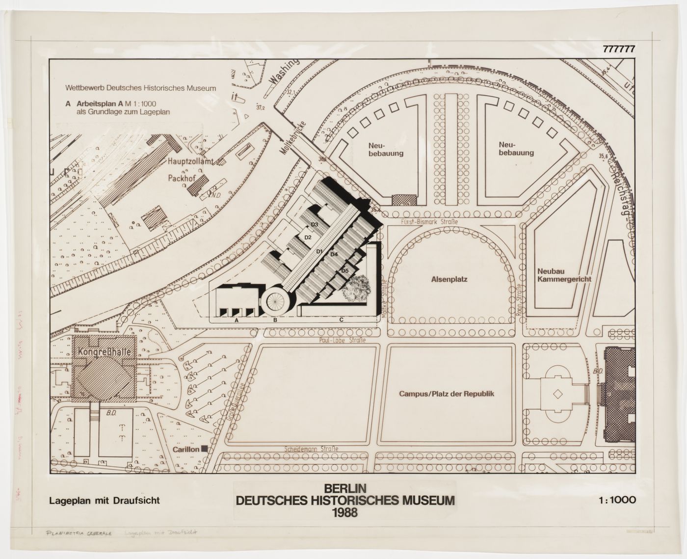 Deutsches Historisches Museum, Berlin, Germany: site plan