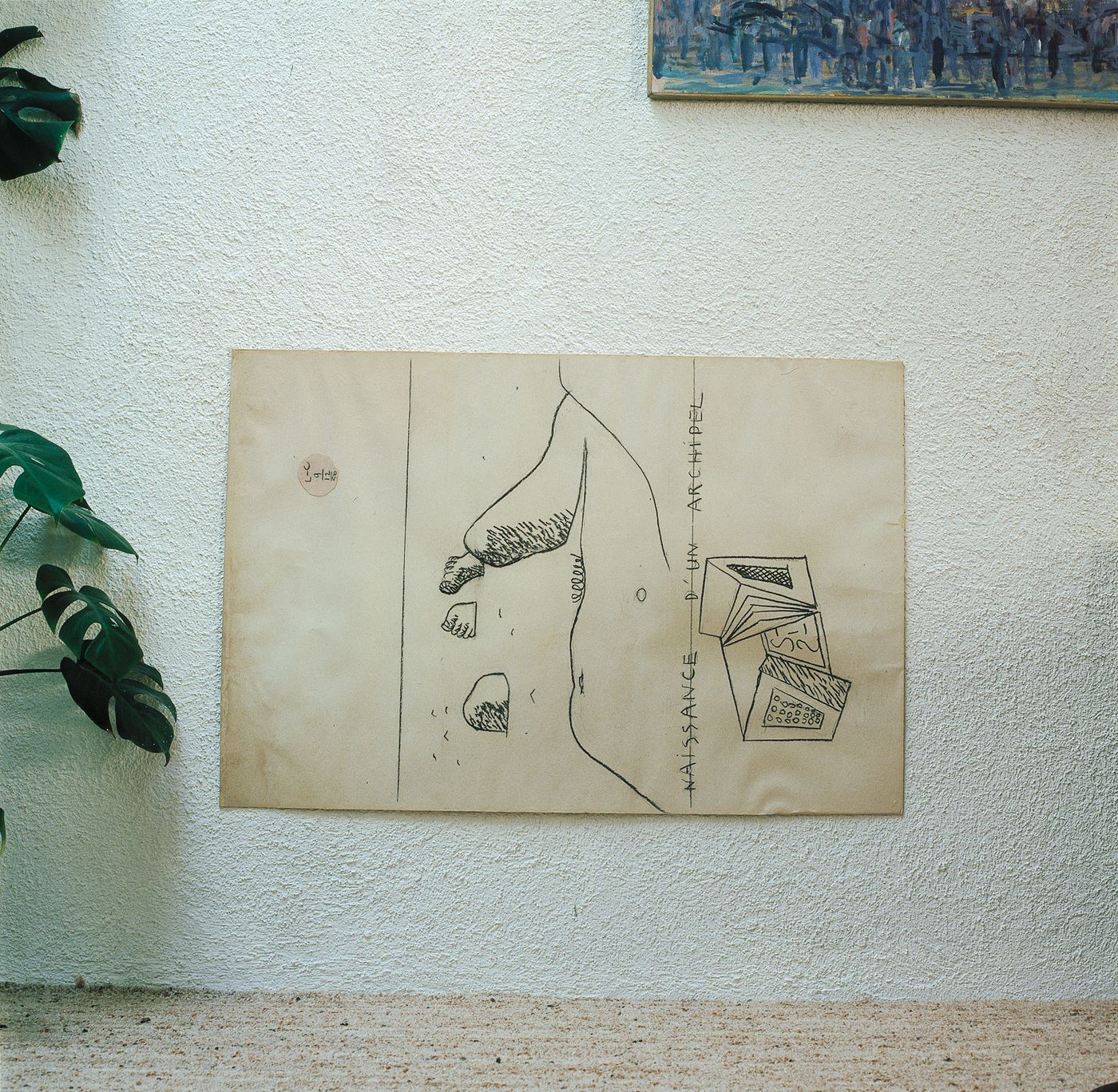 Photographs of a drawings by Le Corbusier