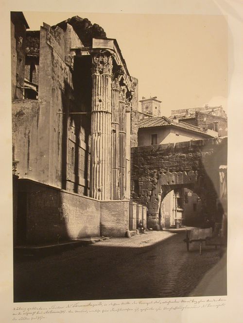 View of Forum of Augustus, Rome, Italy