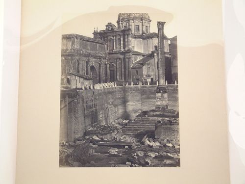 View of the Roman Forum with the Column of Phocas, SS. Luca E Martina, and the Arcus Septimii Severi, Rome, Italy