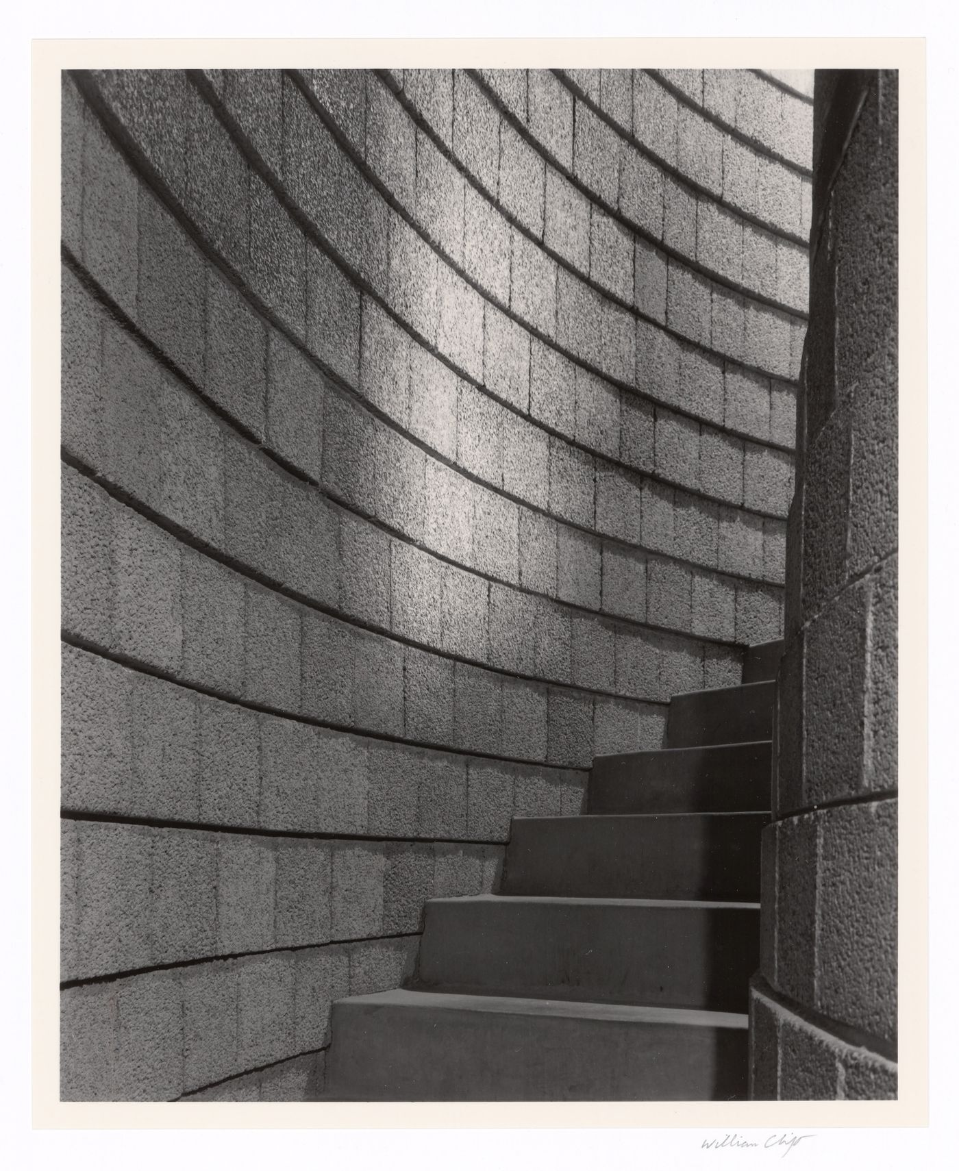 Basement steps, from the series The David and Gladys Wright House