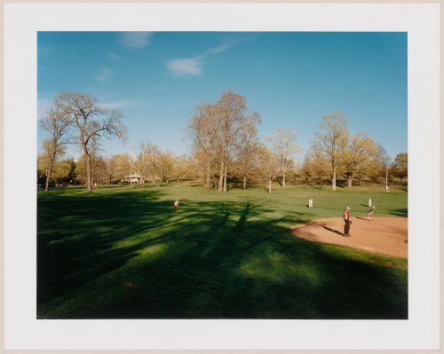 Viewing Olmsted: View of Baseball Diamond, Walnut Hill Park, New Britain, Connecticut
