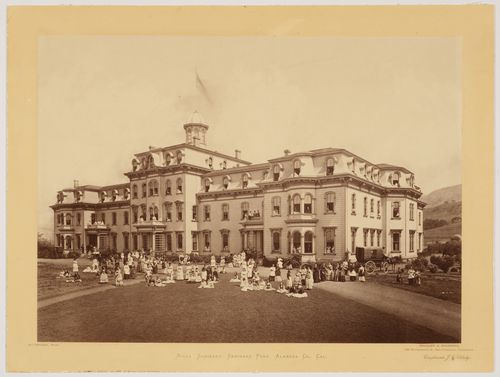 View of Mills Seminary (now Mills College), Oakland, California