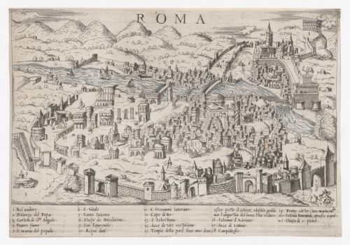 A view of modern Rome, Italy