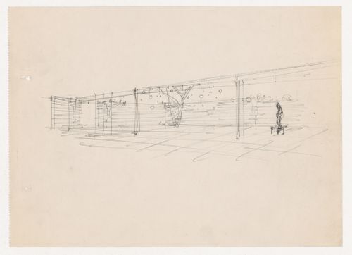 Conceptual sketch for Museum for a Small City