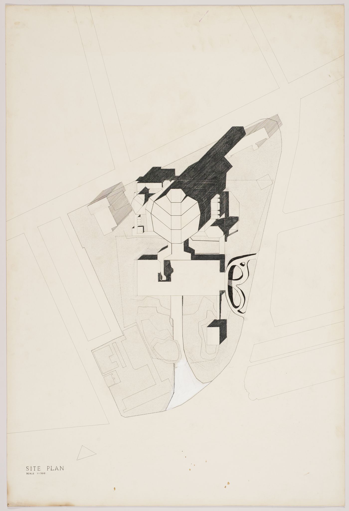 Liverpool Cathedral Competition: site plan