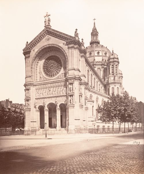 Plate from album ''Buildings, parks and streets of Paris, Versailles and environs, France''