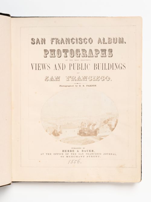 View of San Francisco from Taylor Street showing the U.S. Hospital on the far right