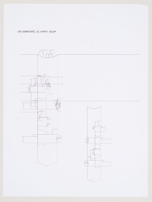 Schematic plan, Biozentrum - Biology Center for the J.W. Goethe University, Frankfurt am Main, Germany