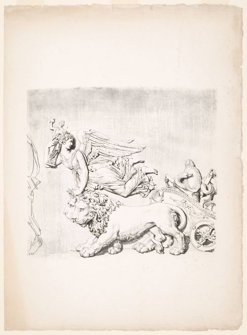 Portion of the pediment sculpture at the Panthéon, Paris, France