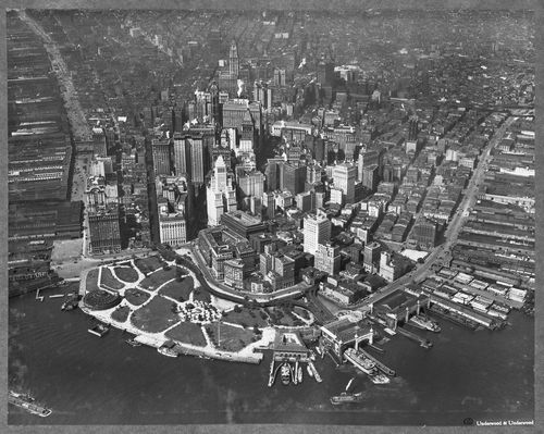 Plate from album ''New York City and environs: aerial views of various sites, New York City, New York''