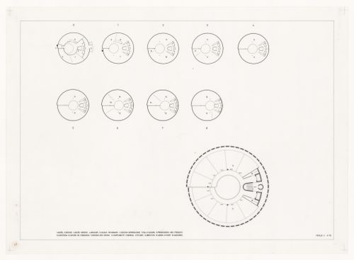Plans for Sede da Companhia Dom [Dom Company Headquarters], Cologne, Germany