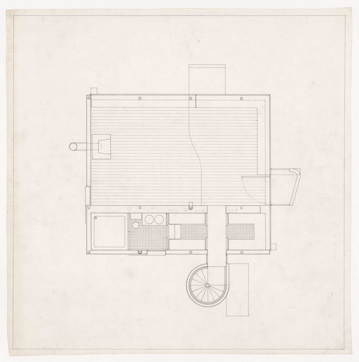 Second floor plan for Bernstein House