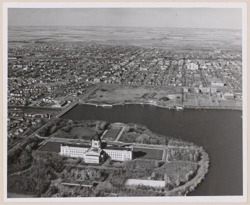 Regina with Sask. Legislative Building and Wascana Lake, Saskatchewan