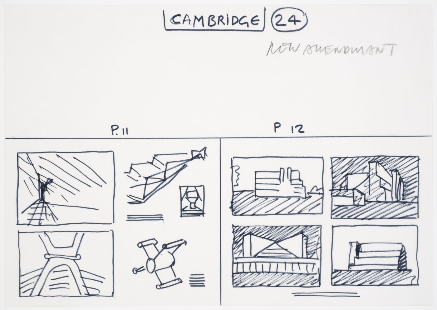 Page layout for Cambridge University History Faculty Building