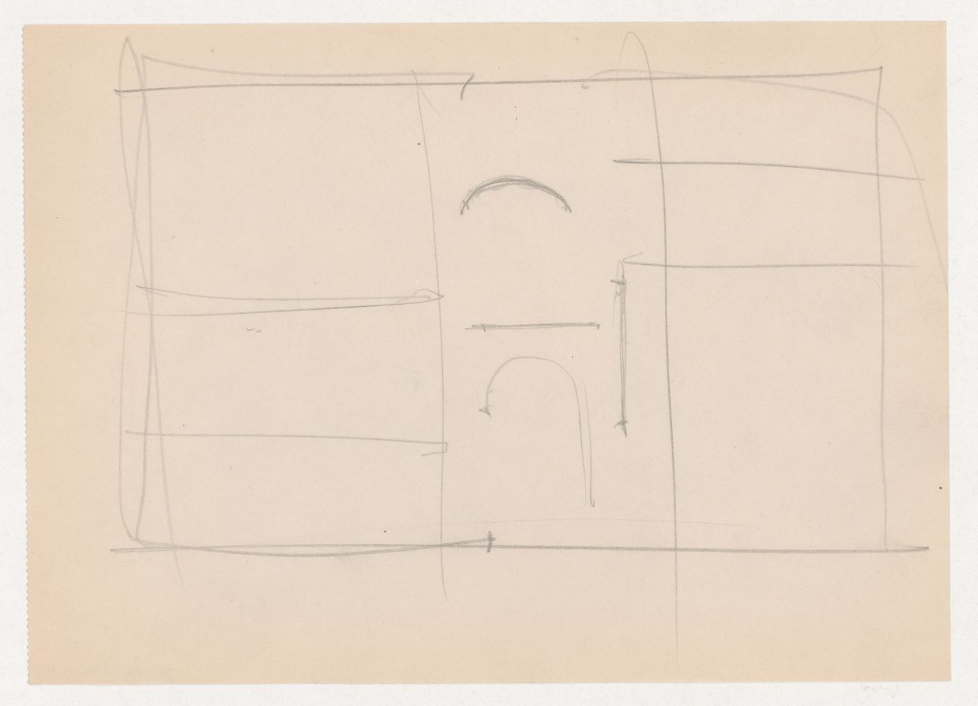 Sketch plan for Museum for a Small City