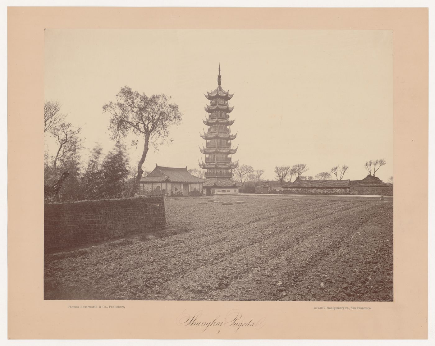 View of the Longhua Pagoda [Longhua Ta], Shanghai, China